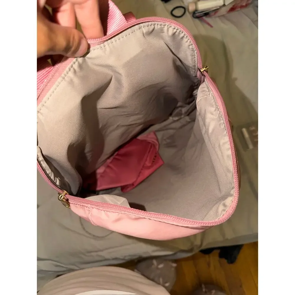 TUMI Voyageur Just in Case Travel Backpack Nylon Ombré Pink Lightweight